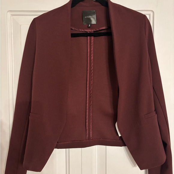 Burgundy blazer - Picture 2 of 3